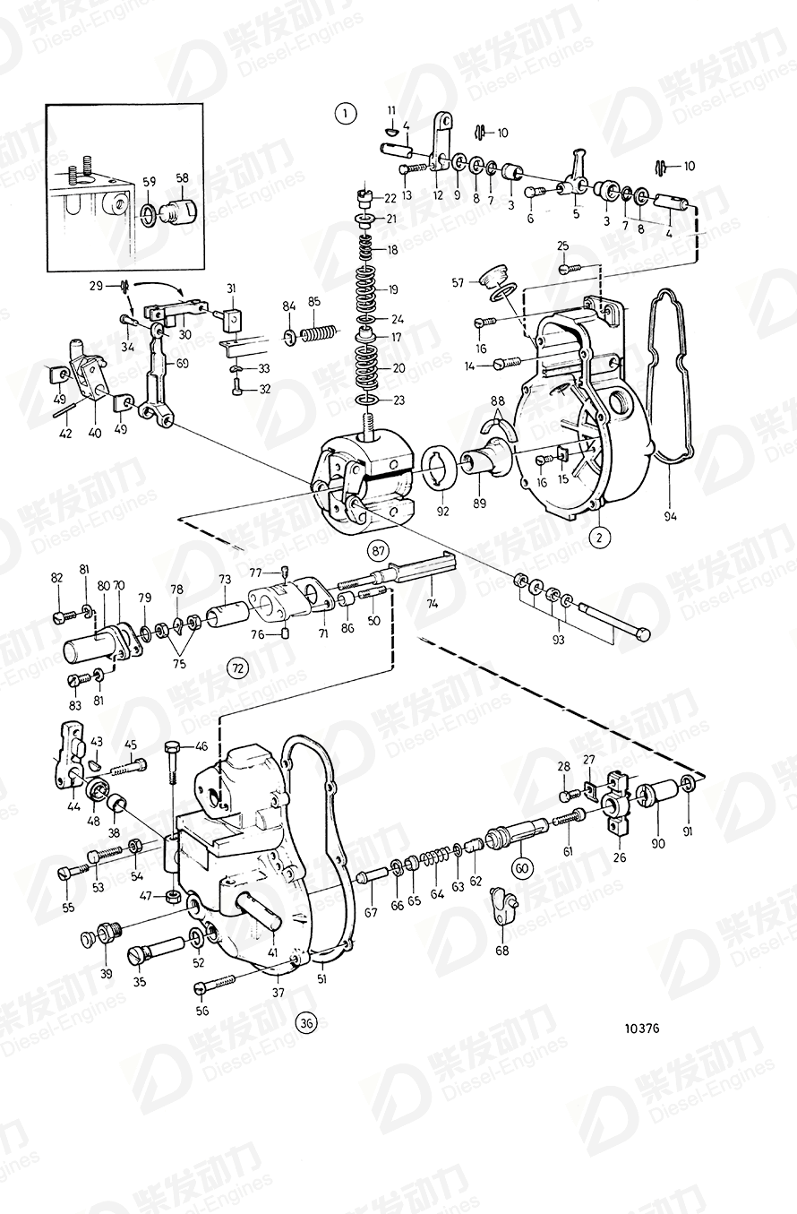 volvo penta Cover 244678 Drawing volvo penta Cover 244678 Drawing